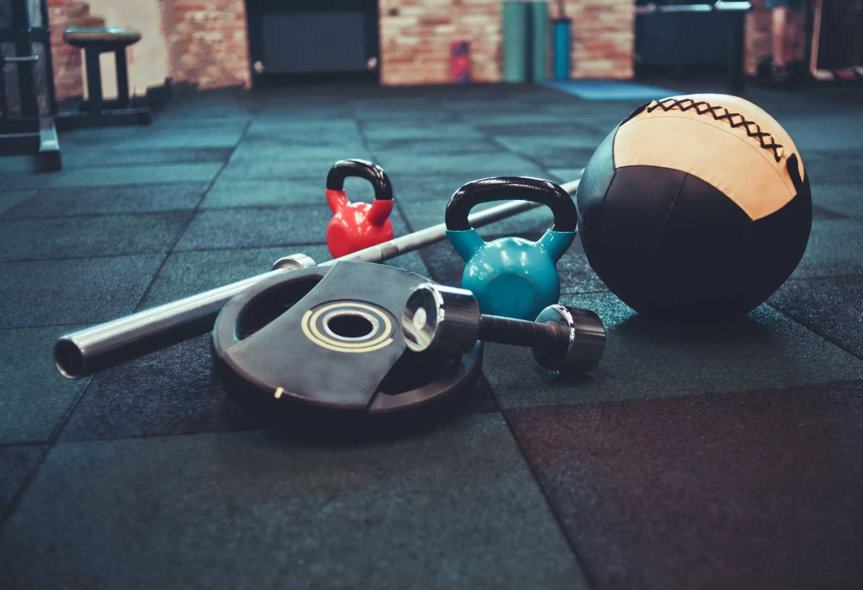 Pisos de caucho para gimnasio